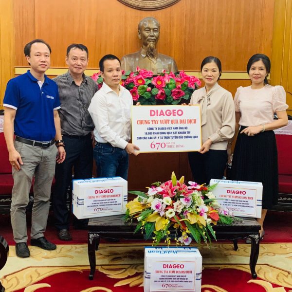 Diageo Việt Nam Chung tay vượt qua đại dịch Covid-19