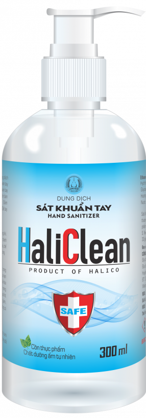 DUNG DỊCH SÁT KHUẨN TAY <br> HALICLEAN