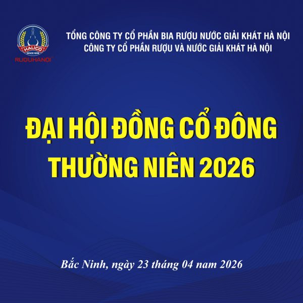 HALICO TỔ CHỨC ĐẠI HỘI ĐỒNG CỔ ĐÔNG THƯỜNG NIÊN NĂM 2026